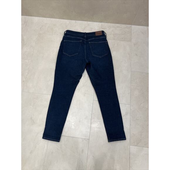 Madewell Size 30 Jeans Curvy High-Rise Skinny Blue EUC - Picture 6 of 10